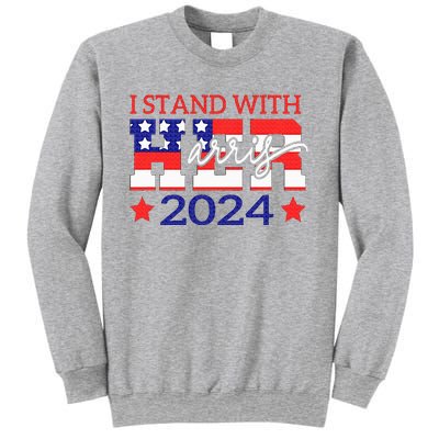 I Stand With Her Kamala Harris 2024 Political Sweatshirt