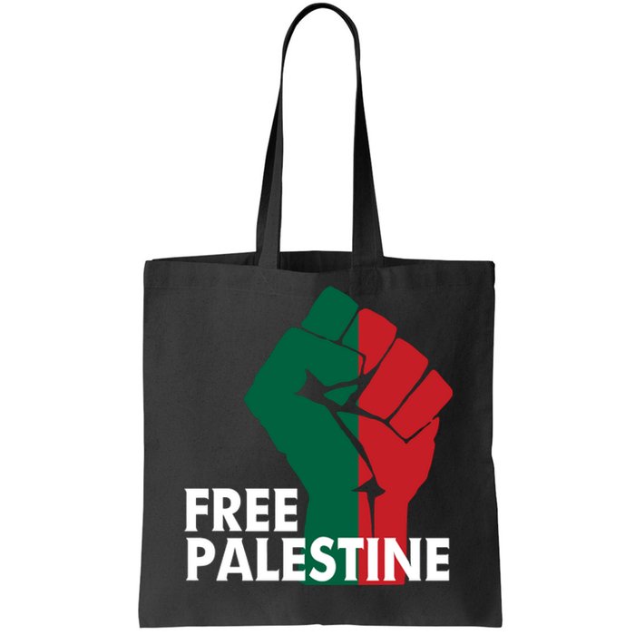 I Stand With Palestine Free Palestine Free Gaza Peace Flag Tote Bag