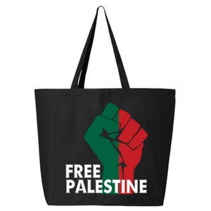 I Stand With Palestine Free Palestine Free Gaza Peace Flag 25L Jumbo Tote