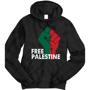 I Stand With Palestine Free Palestine Free Gaza Peace Flag Tie Dye Hoodie