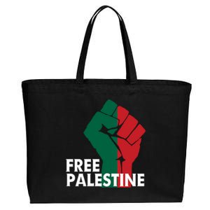 I Stand With Palestine Free Palestine Free Gaza Peace Flag Cotton Canvas Jumbo Tote