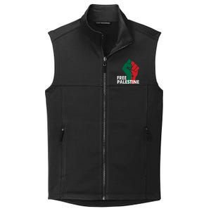 I Stand With Palestine Free Palestine Free Gaza Peace Flag Collective Smooth Fleece Vest