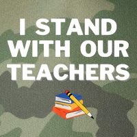 I Stand With Our Teachers Best Teacher Appreciation Legacy Tie Dye Trucker Hat