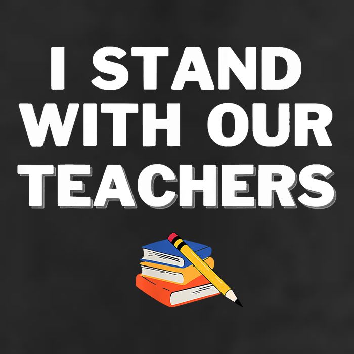 I Stand With Our Teachers Best Teacher Appreciation 11oz C Handle Ceramic Mug