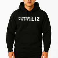 I Stand With Liz Support Liz Cheney Politic Hoodie