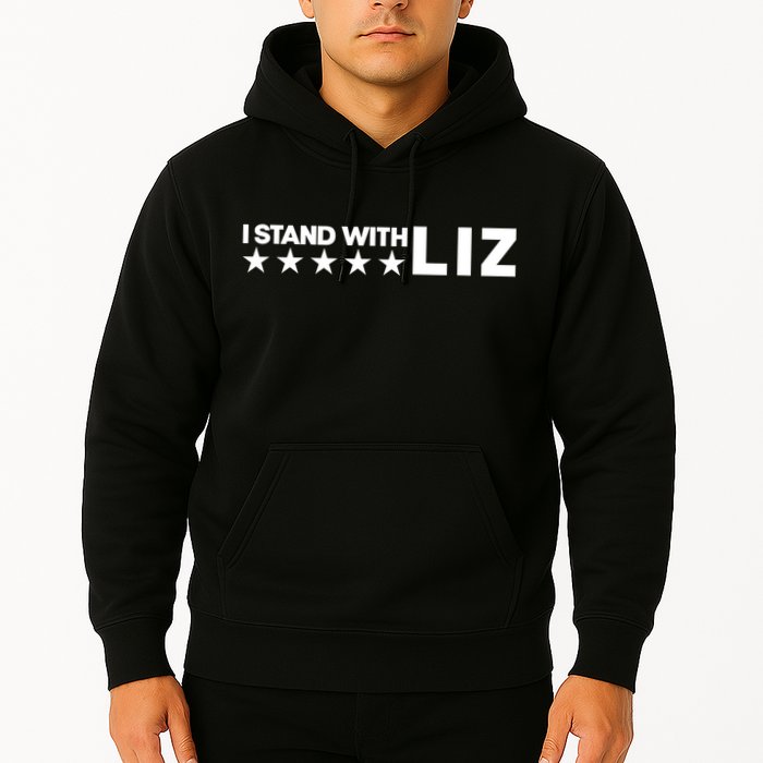 I Stand With Liz Support Liz Cheney Politic Hoodie