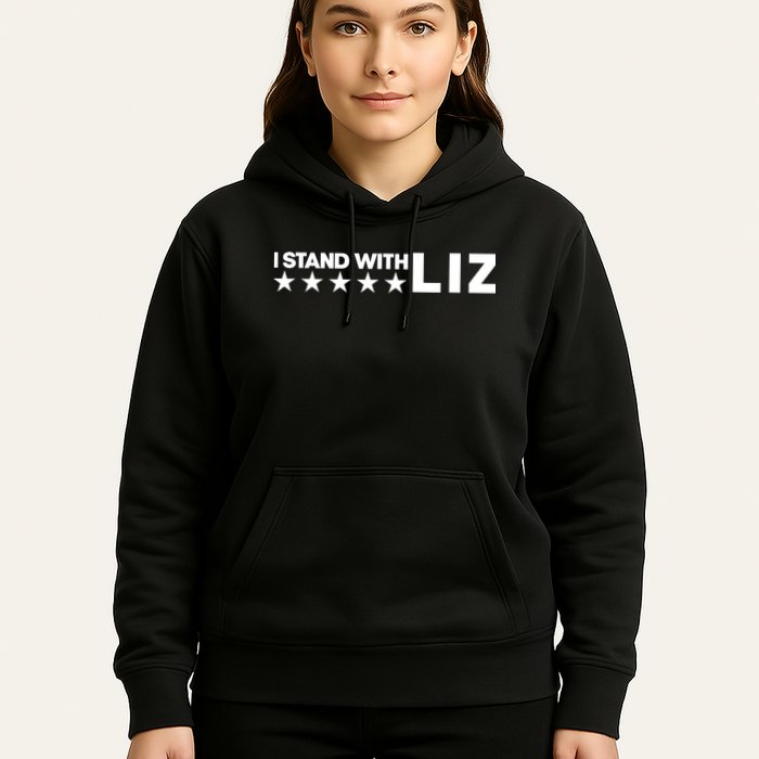 I Stand With Liz Support Liz Cheney Politic Hoodie