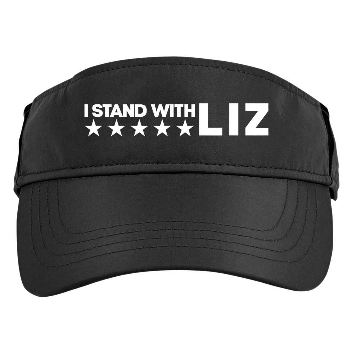 I Stand With Liz Support Liz Cheney Politic Adult Drive Performance Visor