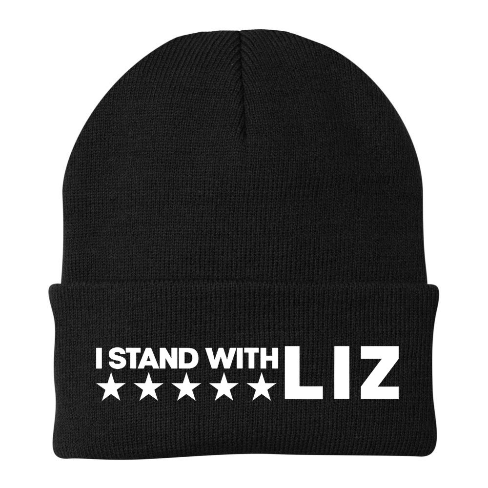 I Stand With Liz Support Liz Cheney Politic Beanie