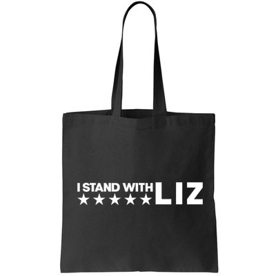I Stand With Liz Support Liz Cheney Politic Bag