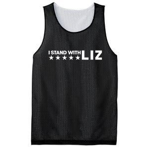 I Stand With Liz Support Liz Cheney Politic Mesh Reversible Basketball Jersey Tank