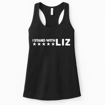 I Stand With Liz Support Liz Cheney Politic Womens Tank Top