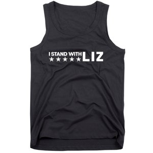 I Stand With Liz Support Liz Cheney Politic Tank Top