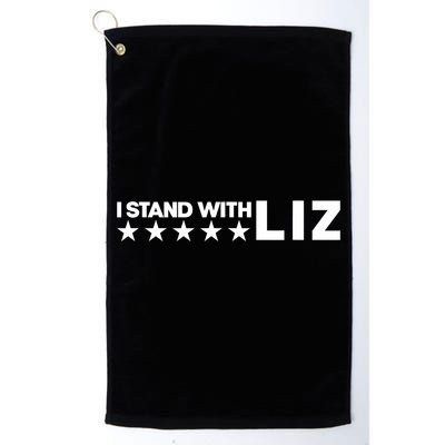 I Stand With Liz Support Liz Cheney Politic Golf Towel