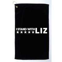 I Stand With Liz Support Liz Cheney Politic Golf Towel