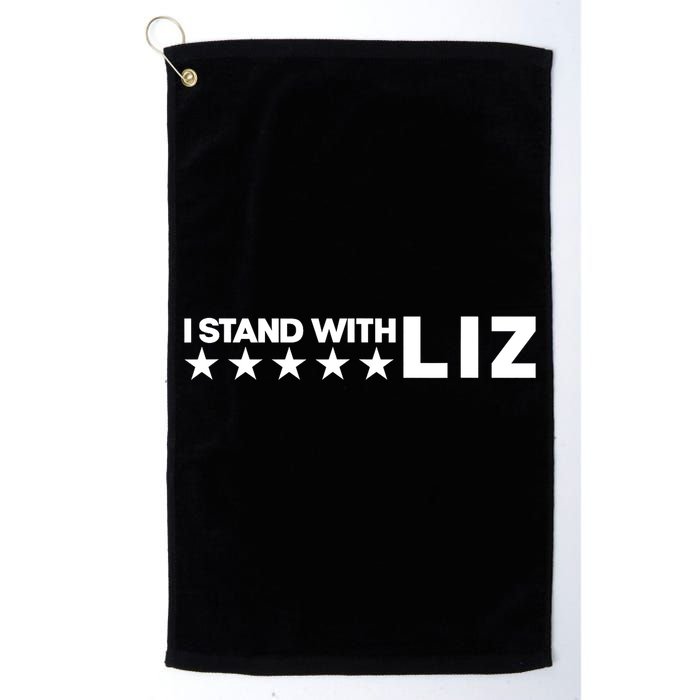 I Stand With Liz Support Liz Cheney Politic Golf Towel