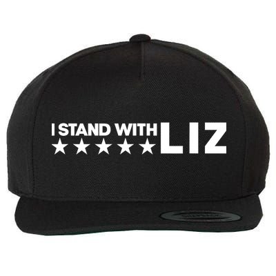 I Stand With Liz Support Liz Cheney Politic Wool Snapback Cap