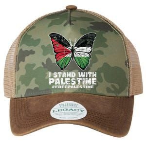 I Stand With Palestine For Their Freedom Free Palestine Legacy Tie Dye Trucker Hat