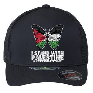 I Stand With Palestine For Their Freedom Free Palestine Flexfit Unipanel Trucker Cap