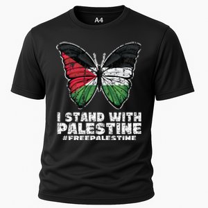 I Stand With Palestine For Their Freedom Free Palestine Cooling Performance Crew T-Shirt