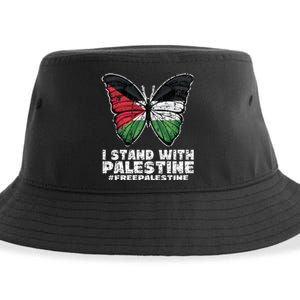 I Stand With Palestine For Their Freedom Free Palestine Sustainable Bucket Hat