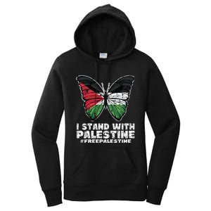 I Stand With Palestine For Their Freedom Free Palestine Women's Pullover Hoodie