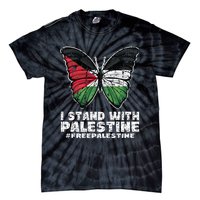 I Stand With Palestine For Their Freedom Free Palestine Tie-Dye T-Shirt