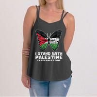 I Stand With Palestine For Their Freedom Free Palestine Women's Strappy Tank