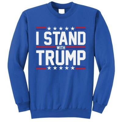 I Stand With Trump Never Surrender Support For Donald Trump Meaningful Gift Sweatshirt