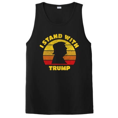 I Stand With Trump Pro Trump 2024 Vintage Gift PosiCharge Competitor Tank