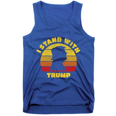 I Stand With Trump Pro Trump 2024 Vintage Gift Tank Top