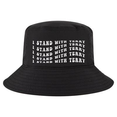 I Stand With Terry Vintage Election Cool Comfort Performance Bucket Hat