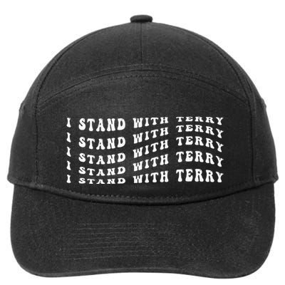 I Stand With Terry Vintage Election 7-Panel Snapback Hat