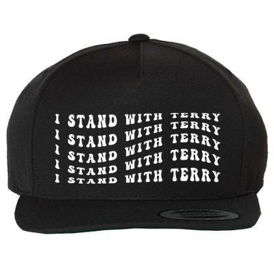 I Stand With Terry Vintage Election Wool Snapback Cap