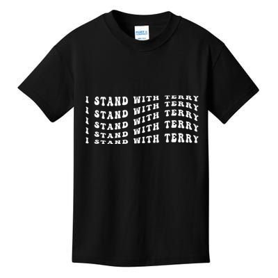 I Stand With Terry Vintage Election Kids T-Shirt