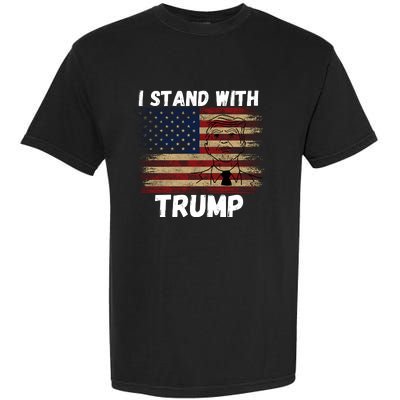 I Stand With President Trump Garment-Dyed Heavyweight T-Shirt