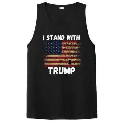 I Stand With President Trump PosiCharge Competitor Tank