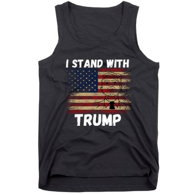 I Stand With President Trump Tank Top