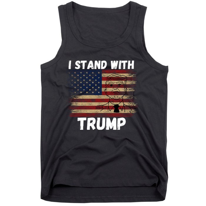 I Stand With President Trump Tank Top