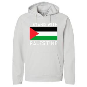 I Stand with Palestine Performance Fleece Hoodie