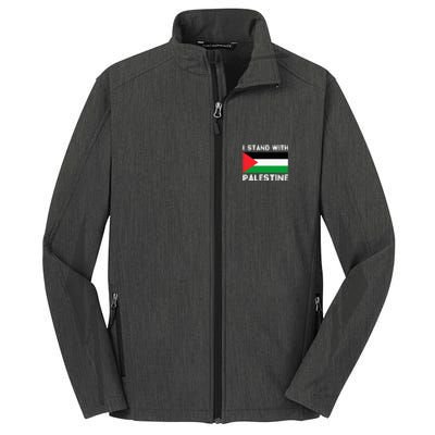 I Stand with Palestine Core Soft Shell Jacket