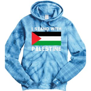 I Stand with Palestine Tie Dye Hoodie