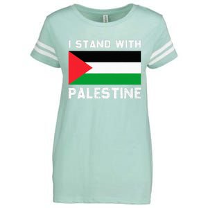 I Stand with Palestine Enza Ladies Jersey Football T-Shirt