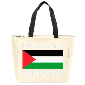 I Stand with Palestine Zip Tote Bag