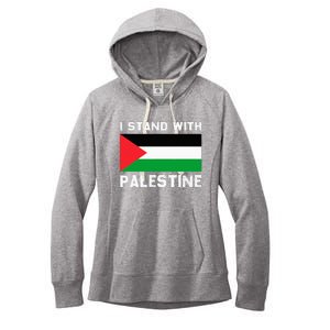 I Stand with Palestine Women's Fleece Hoodie