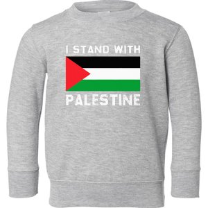 I Stand with Palestine Toddler Sweatshirt