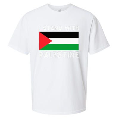 I Stand with Palestine Sueded Cloud Jersey T-Shirt