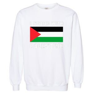 I Stand with Palestine Garment-Dyed Sweatshirt