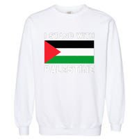 I Stand with Palestine Garment-Dyed Sweatshirt