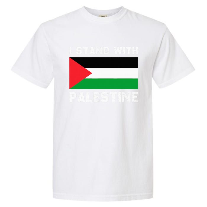 I Stand with Palestine Garment-Dyed Heavyweight T-Shirt